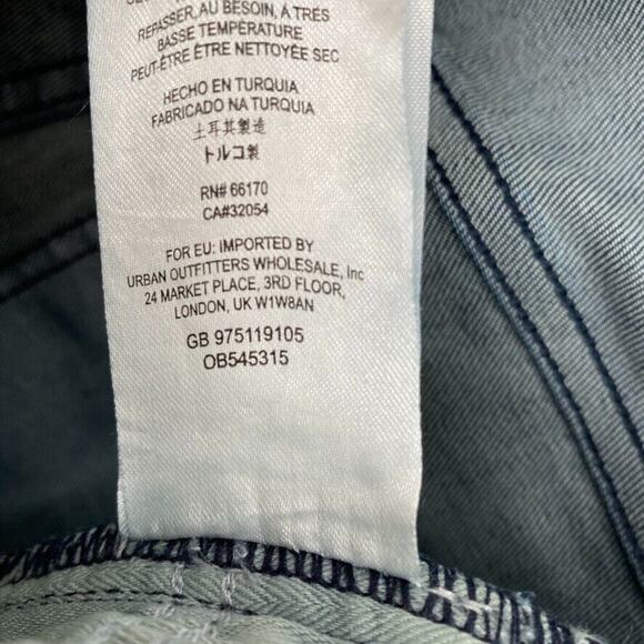 Free People Reagan Womens Skinny Jeans Exposed Button Fly‎ Cropped Raw Hem 28 - Picture 7 of 9